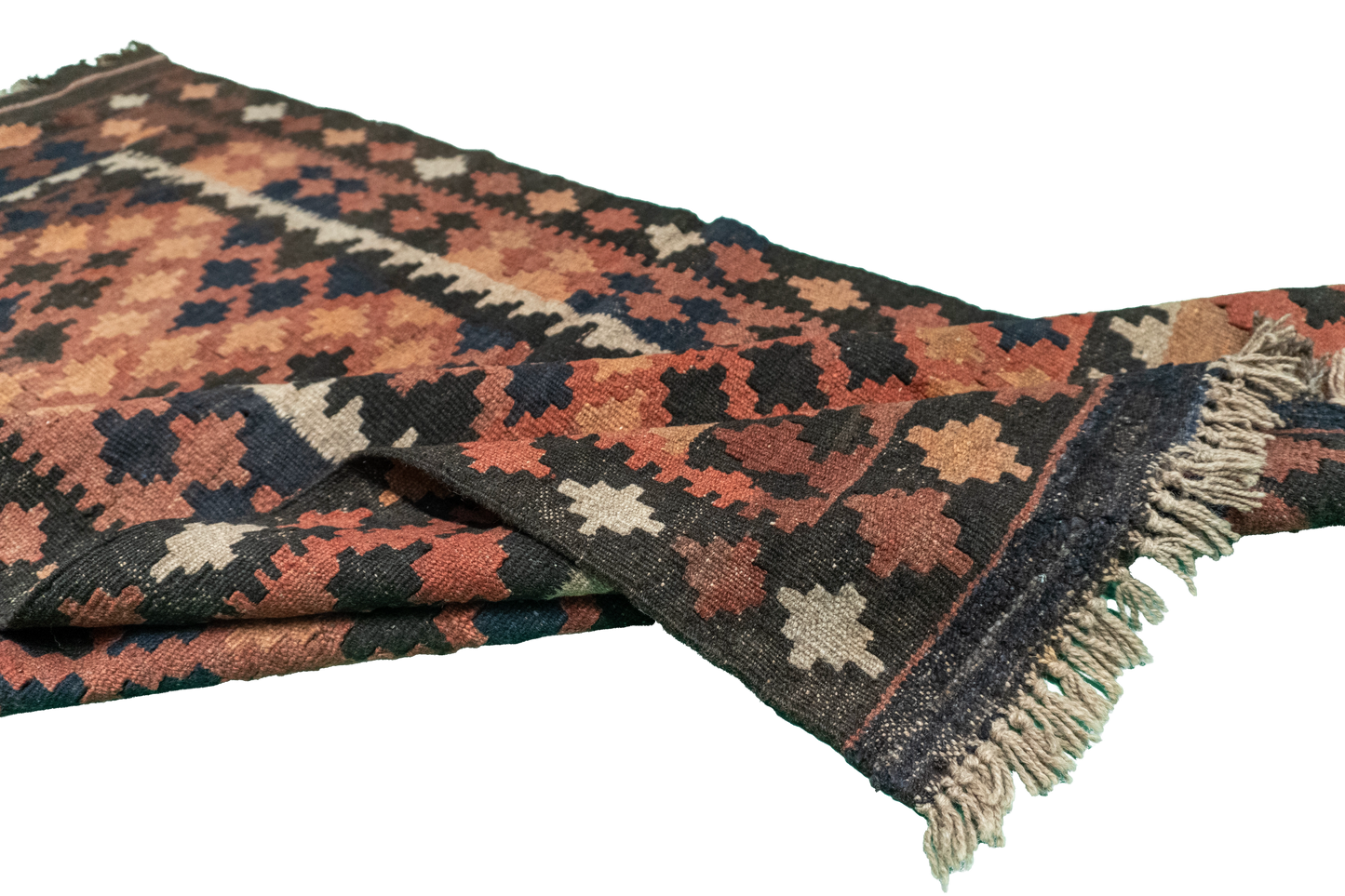 W 2.11 - L 5.11 - Kilim Wool Modern Rectangle - Finest Hand-Made Quality Wool - 24578