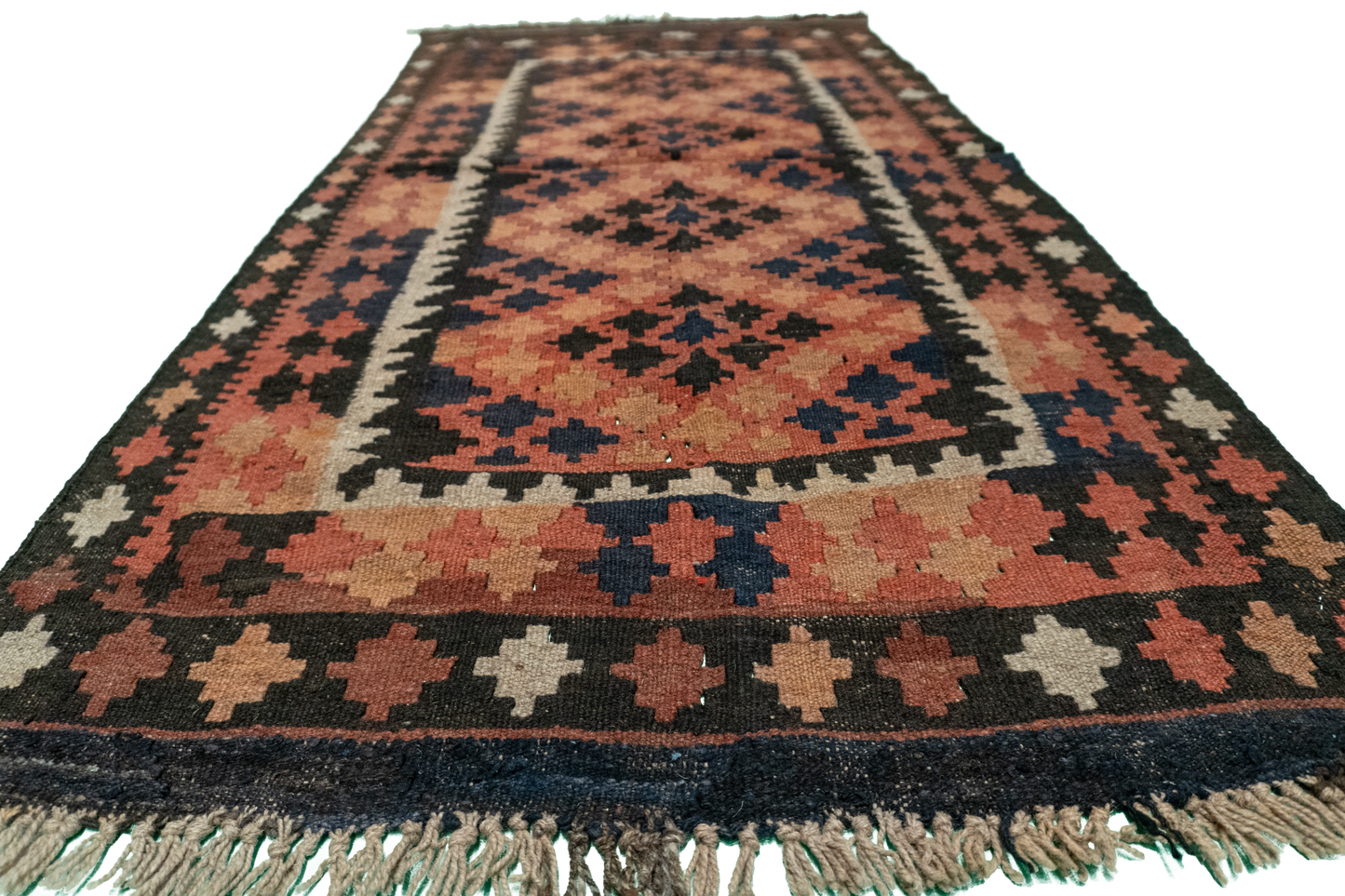 W 2.11 - L 5.11 - Kilim Wool Modern Rectangle - Finest Hand-Made Quality Wool - 24578