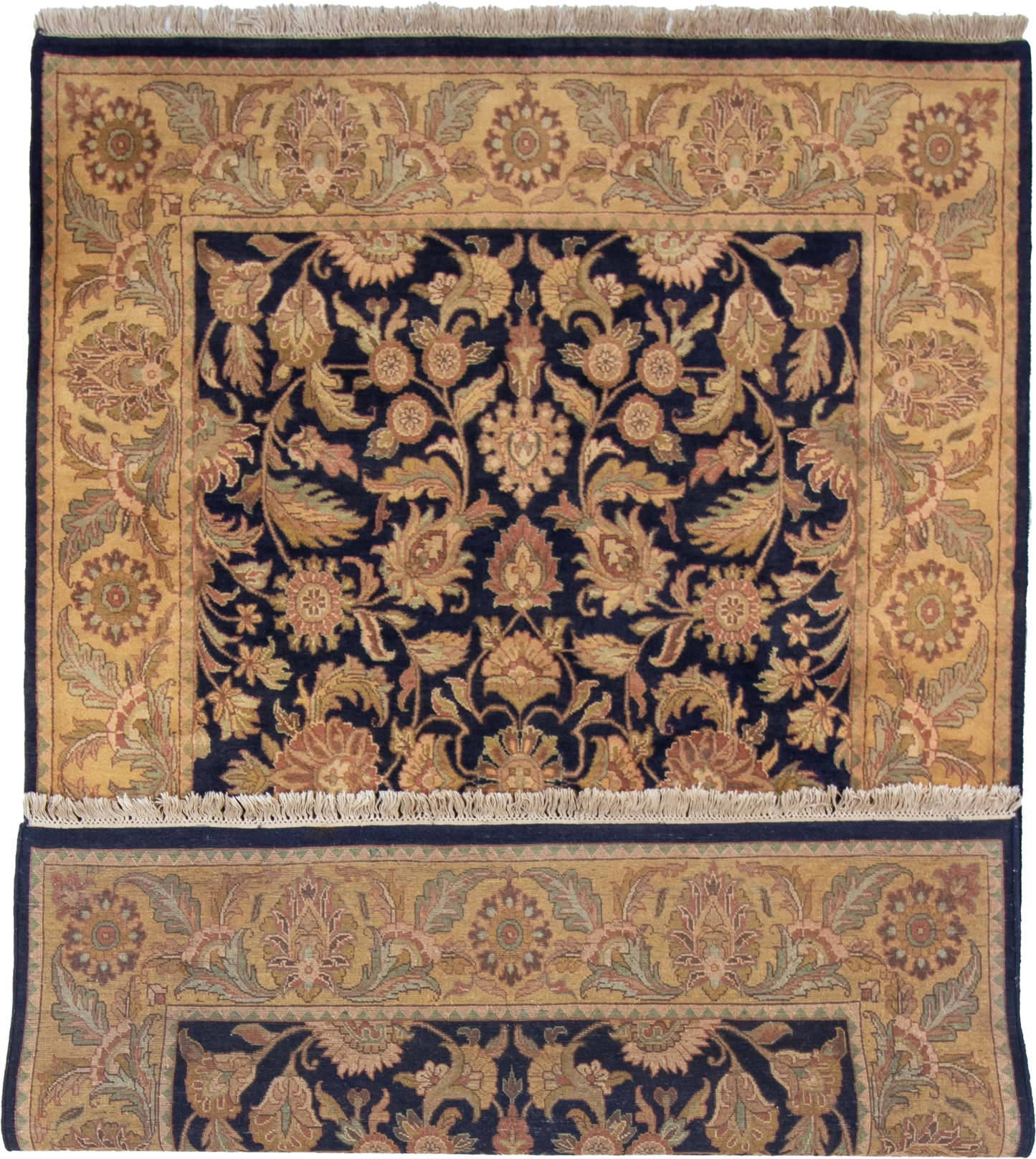 W 6.1 L 9 Tabriz 100% Wool Hand-Woven All-Over Design - 25208