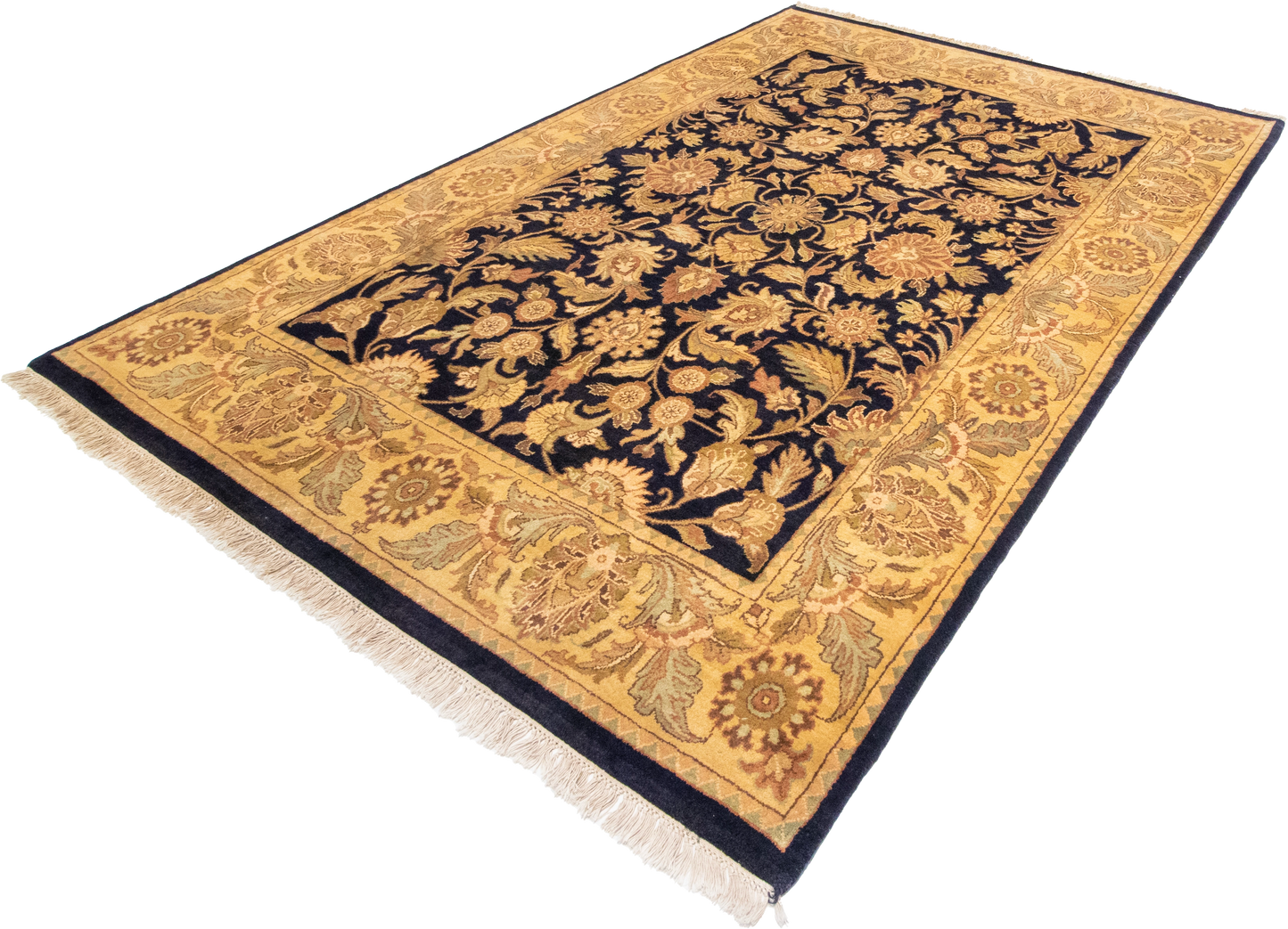 W 6.1 L 9 Tabriz 100% Wool Hand-Woven All-Over Design - 25208
