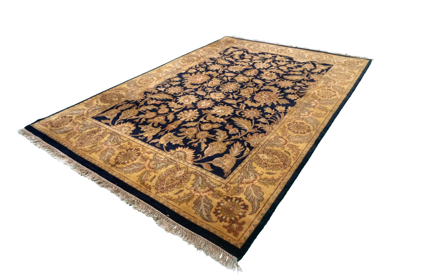 W 6.1 L 9 Tabriz 100% Wool Hand-Woven All-Over Design - 25208
