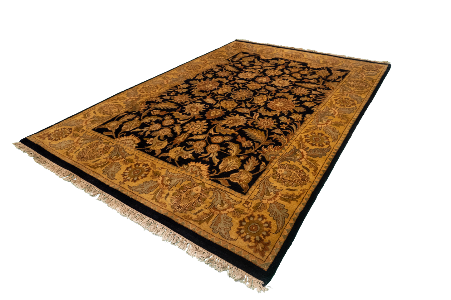 W 6.1 L 9 Tabriz 100% Wool Hand-Woven All-Over Design - 25208