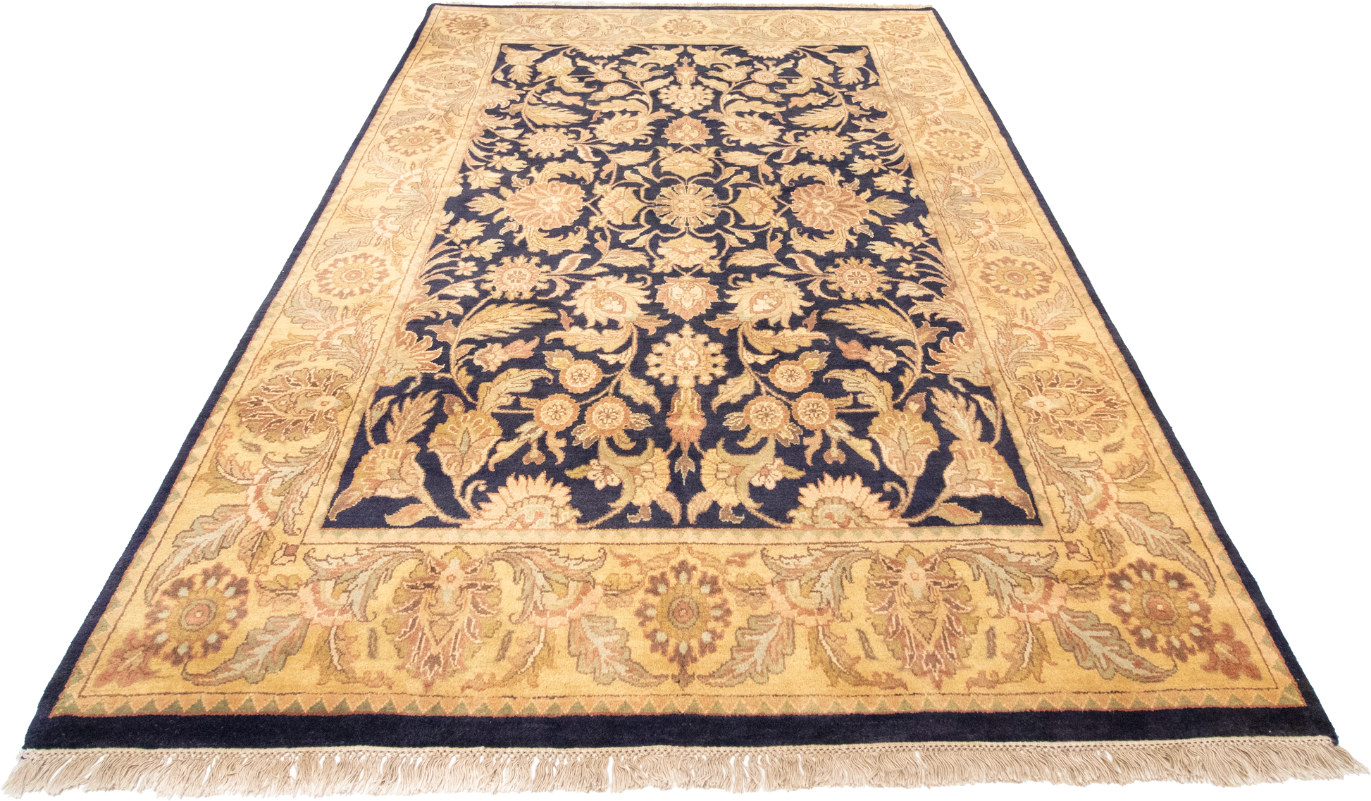 W 6.1 L 9 Tabriz 100% Wool Hand-Woven All-Over Design - 25208