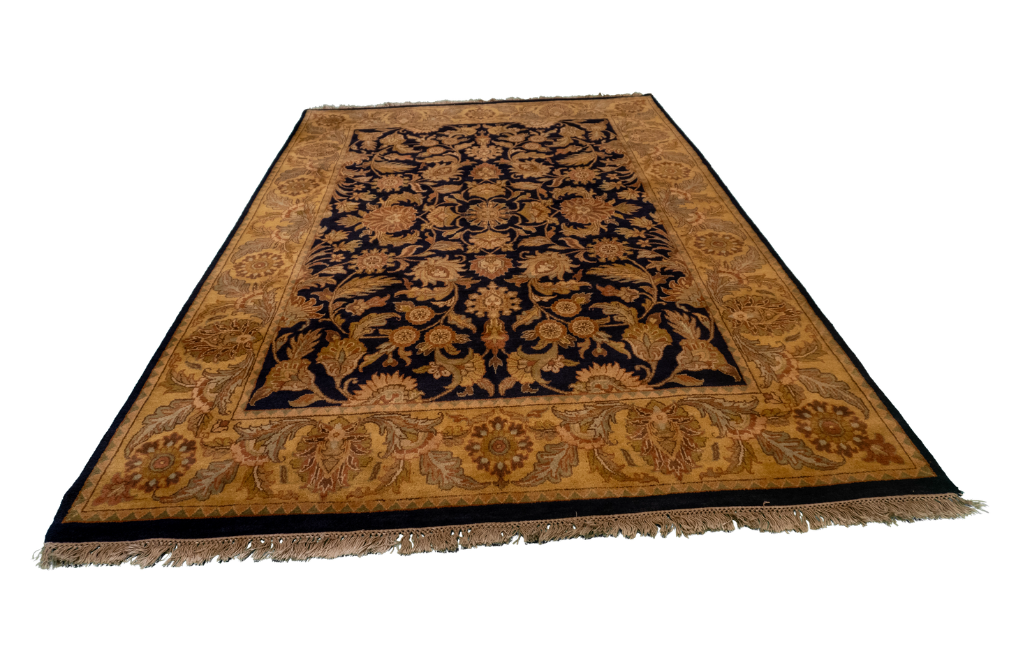 W 6.1 L 9 Tabriz 100% Wool Hand-Woven All-Over Design - 25208