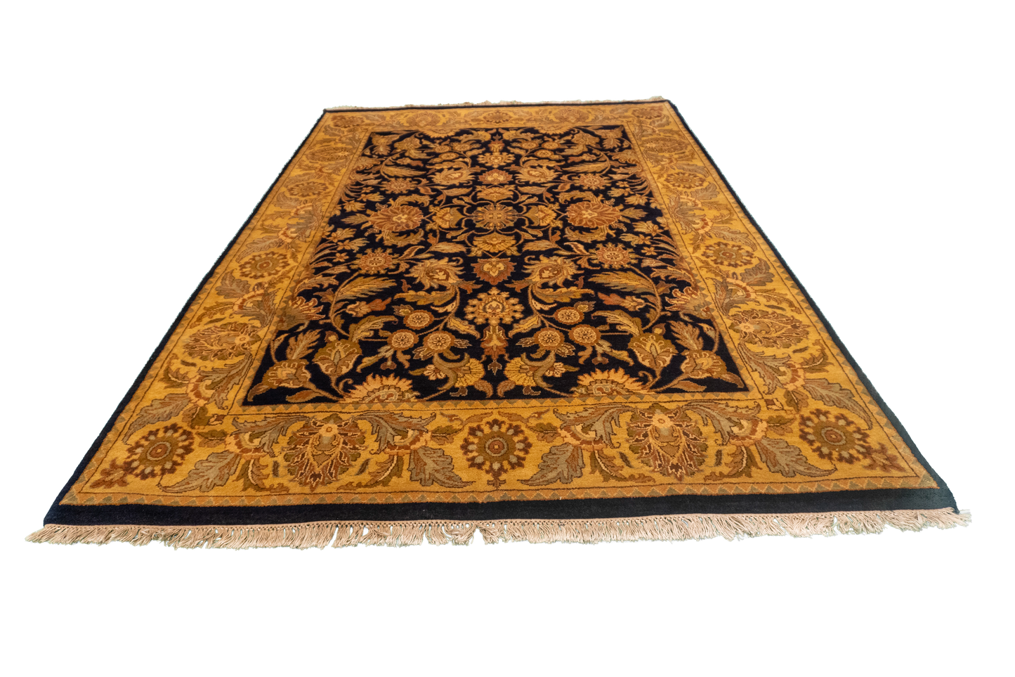 W 6.1 L 9 Tabriz 100% Wool Hand-Woven All-Over Design - 25208
