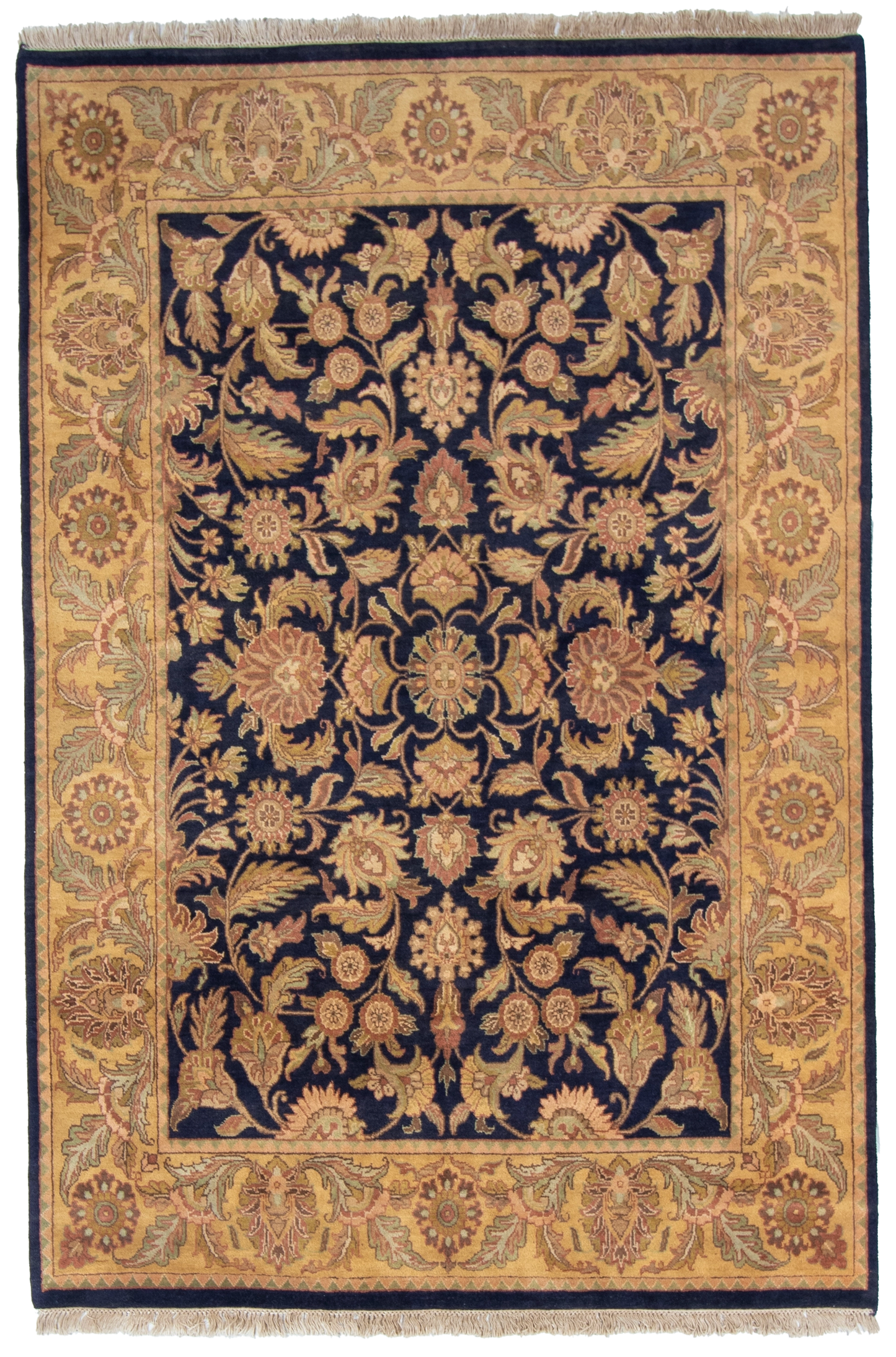 W 6.1 L 9 Tabriz 100% Wool Hand-Woven All-Over Design - 25208