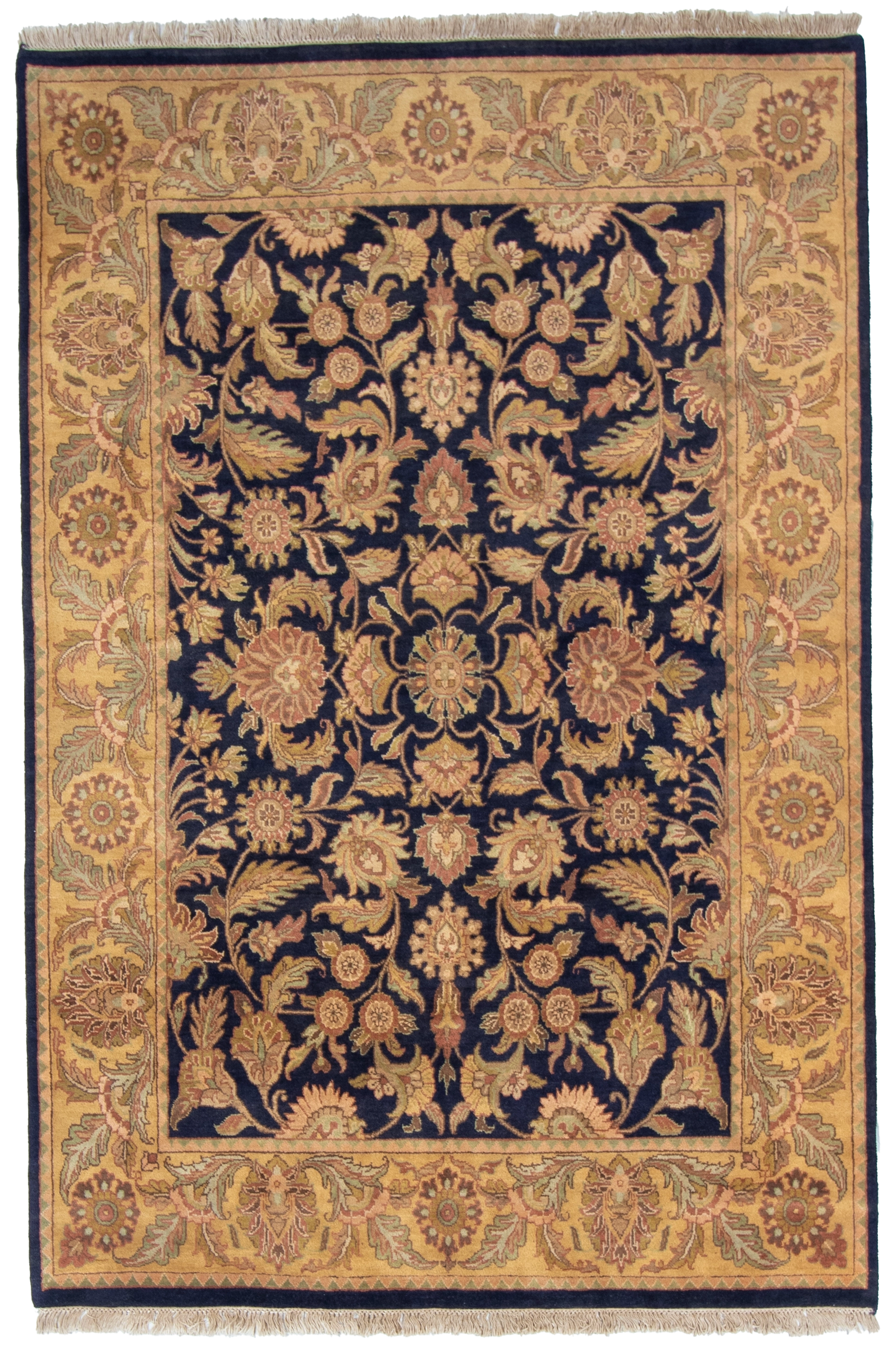 W 6.1 L 9 Tabriz 100% Wool Hand-Woven All-Over Design - 25208