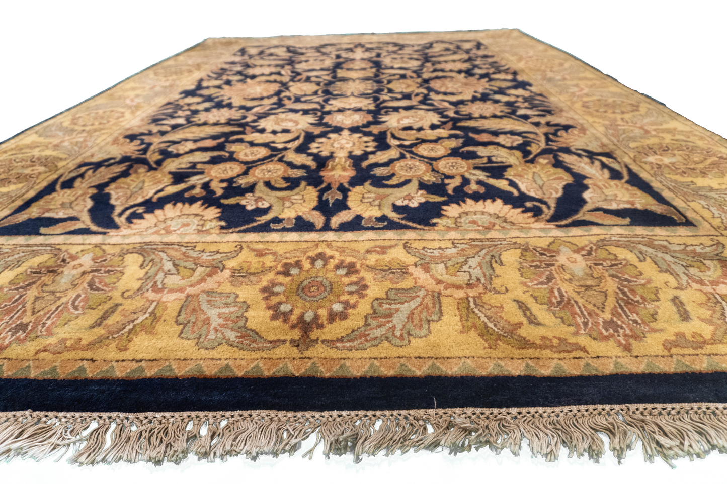 W 6.1 L 9 Tabriz 100% Wool Hand-Woven All-Over Design - 25208
