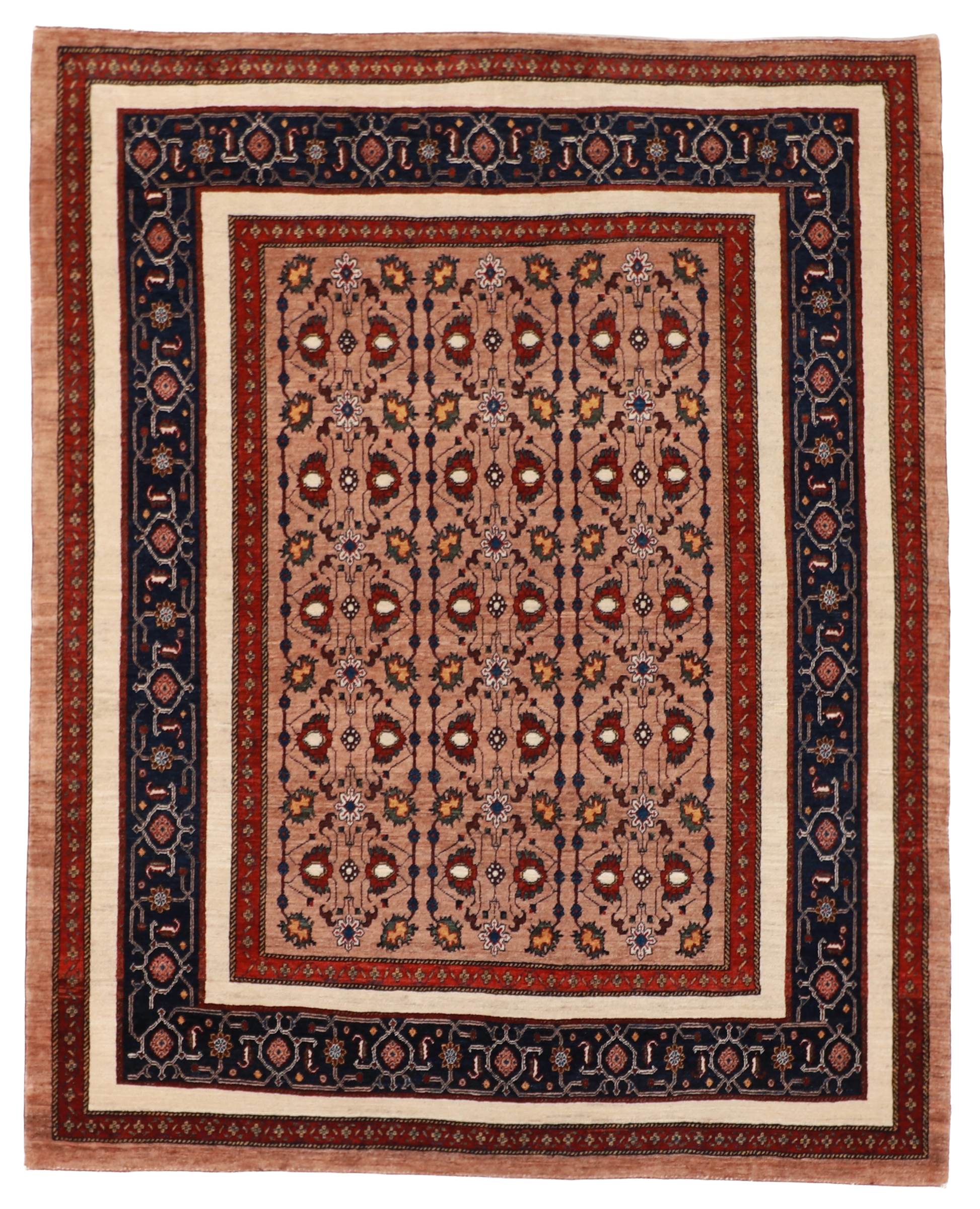 W 5.2 L 6.6 Loribaft 100% Wool Hand-Woven - 25666