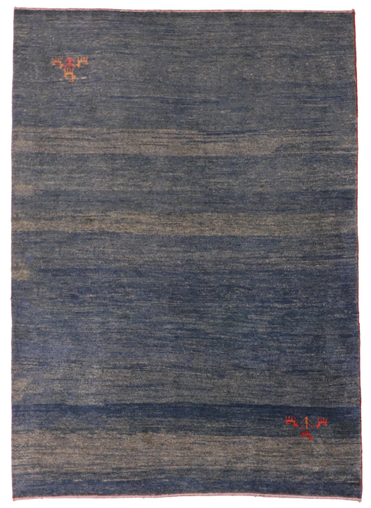 5.4 x 7.6 - Gabbeh Wool Traditional Rectangle - Finest Hand-Knotted Quality Wool — 26033