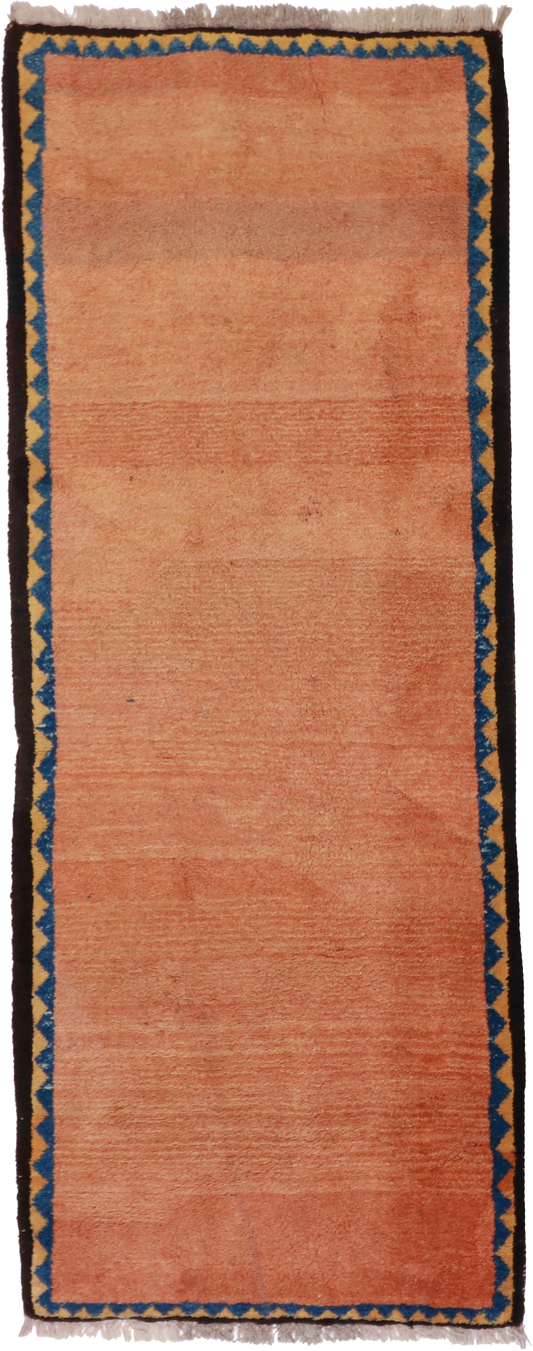 W 3.6 - L 8.9 - Gabbeh Fine/Wool All Over Rectangle - Finest Hand-Knotted Quality Wool - 26946