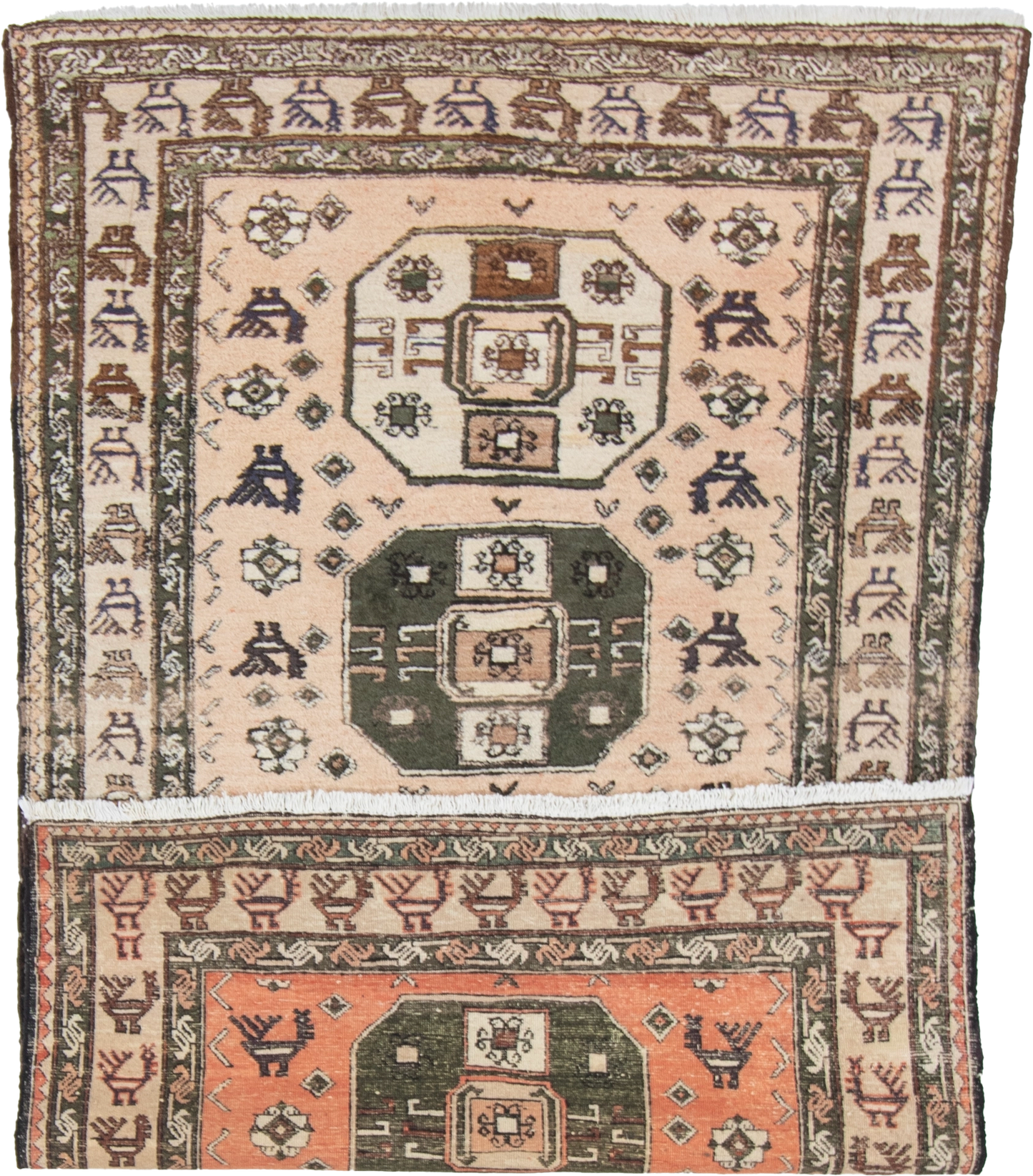 W 5.2 L 8.3 Ardabil 100% Wool Hand-Woven Medalion Design - 27595