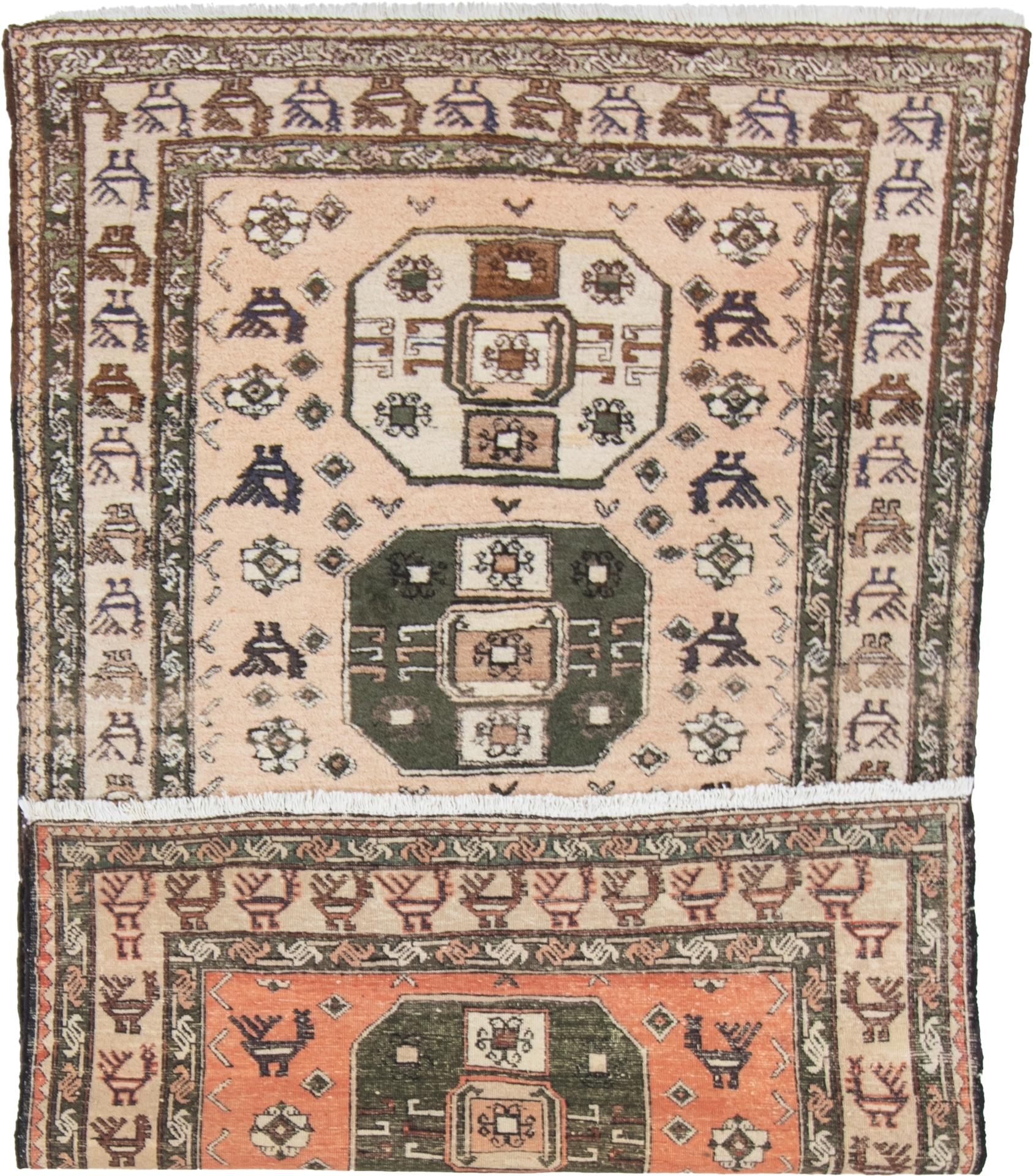 W 5.2 L 8.3 Ardabil 100% Wool Hand-Woven Medalion Design - 27595
