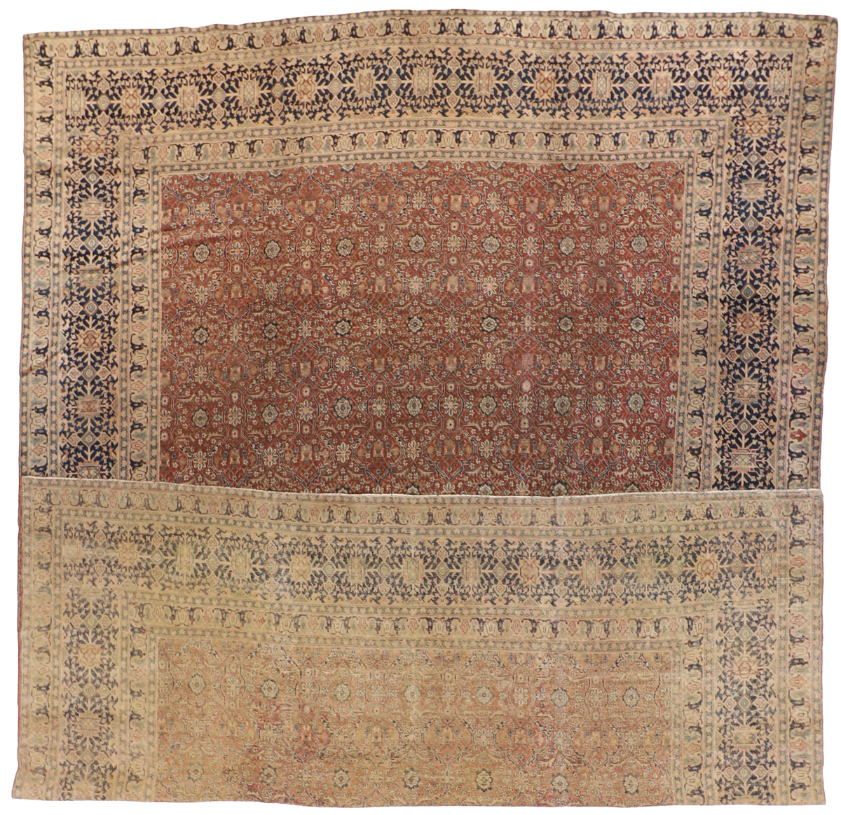 10 x 14 - Frahan Fine/Wool All Over Rectangle - Hand Knotted Rug — 57652