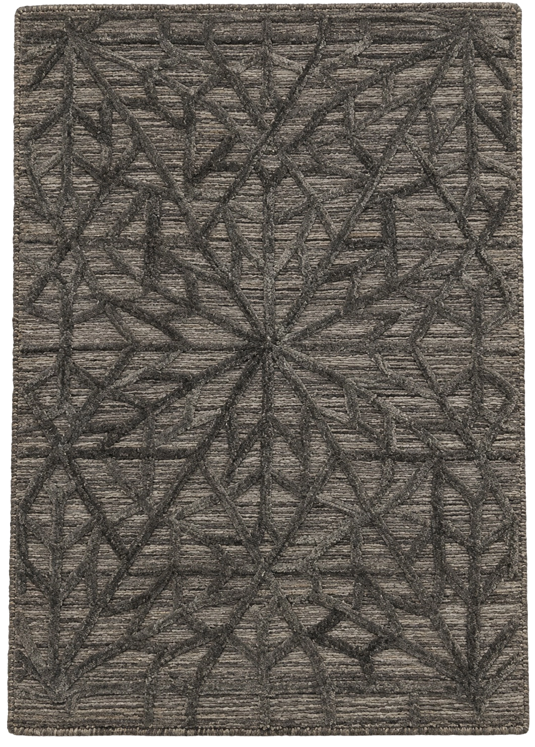 W 2 L 3 Modern 100% Wool Hand-Woven - 64541