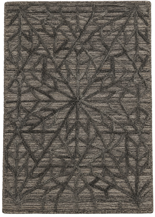 W 2 L 3 Modern 100% Wool Hand-Woven - 64541