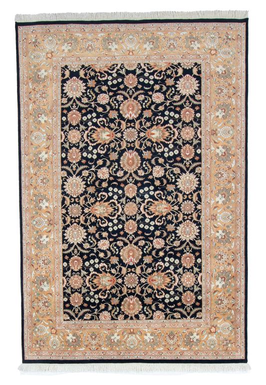 W 5.11 L 9.2 Qum 100% Wool Hand-Woven All-Over Design - 50363