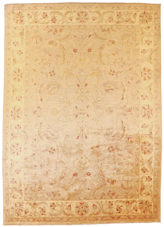 10 x 14 - Sh Abbas Wool Traditional Rectangle - Finest Hand-Knotted Quality Wool — 50449