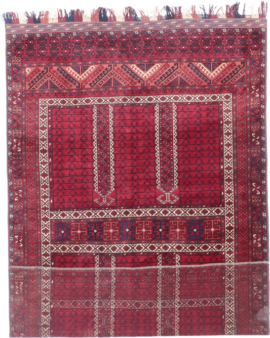 W 6.5 L 9.5 Harite 100% Wool Hand-Woven All-Over Design - 50810