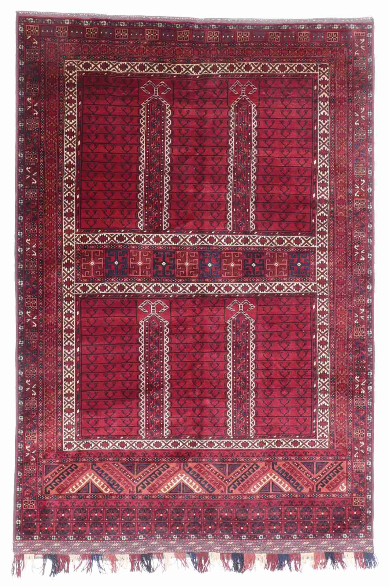 W 6.5 - L 9.5 - Harite Wool Traditional Rectangle - Finest Hand-Knotted Quality Wool - 50810