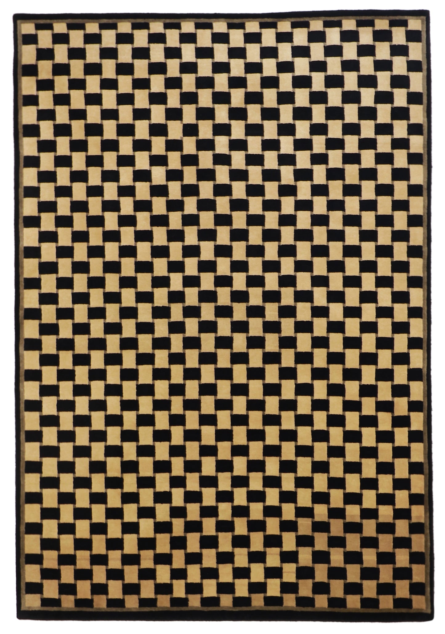 W 6 L 8.10 Modern 100% Wool Handmade All Over Design - 51163