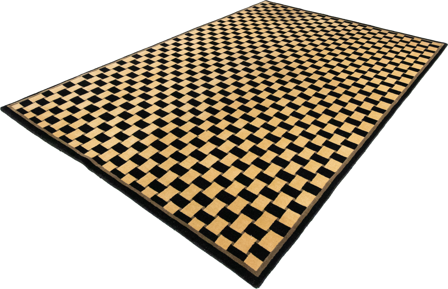 W 6 L 8.10 Modern 100% Wool Hand-Woven All-Over Design - 51163
