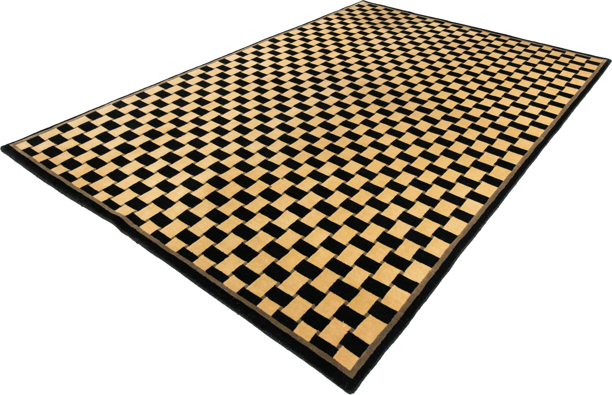 W 6 L 8.10 Modern 100% Wool Hand-Woven All-Over Design - 51163