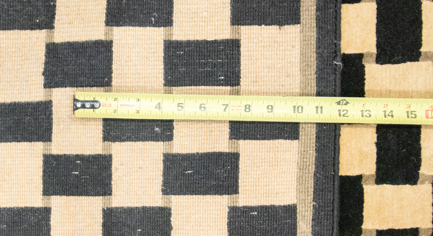 W 6 L 8.10 Modern 100% Wool Hand-Woven All-Over Design - 51163