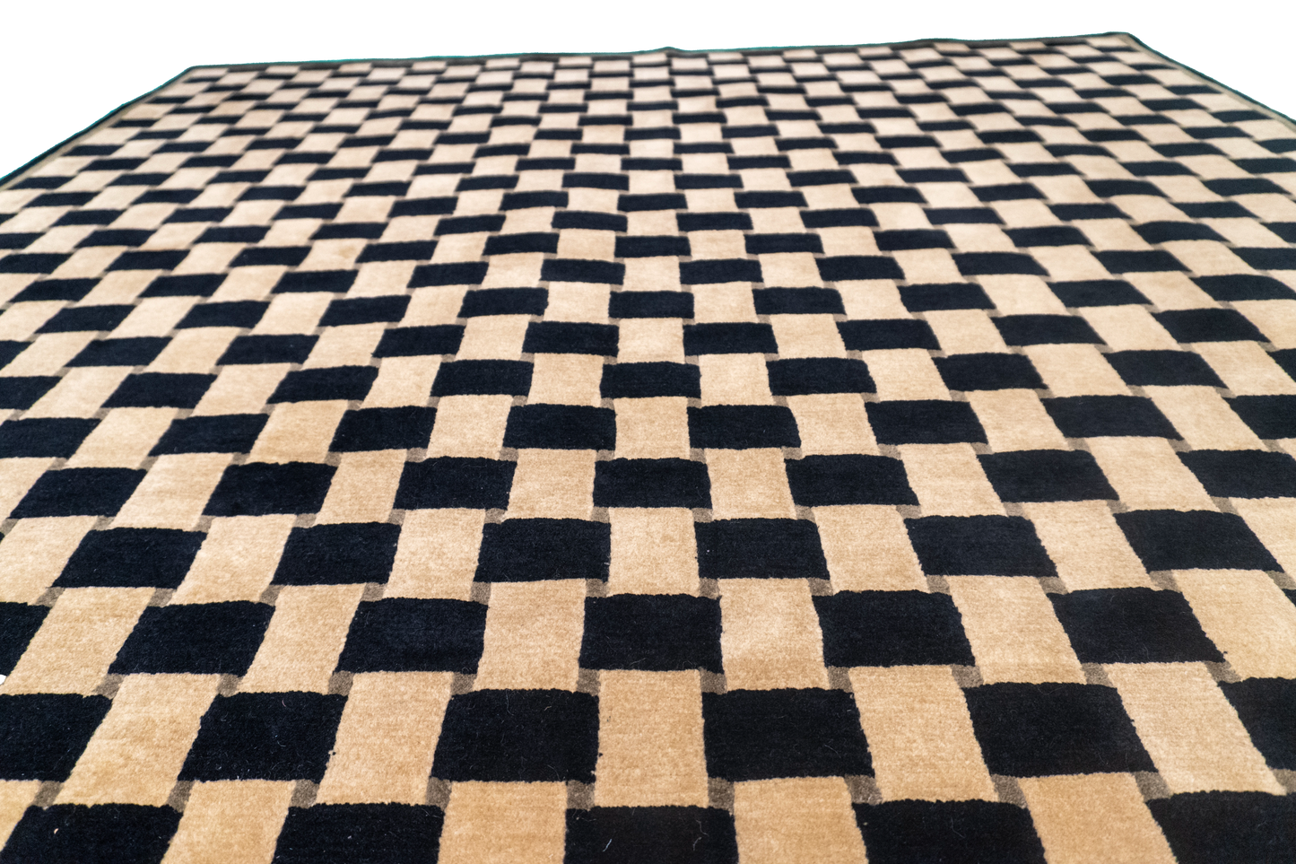 W 6 L 8.10 Modern 100% Wool Handmade All Over Design - 51163