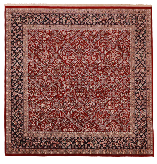 W 8.2 L 8.3 Tabriz 100% Wool Hand-Woven All-Over Design - 51301