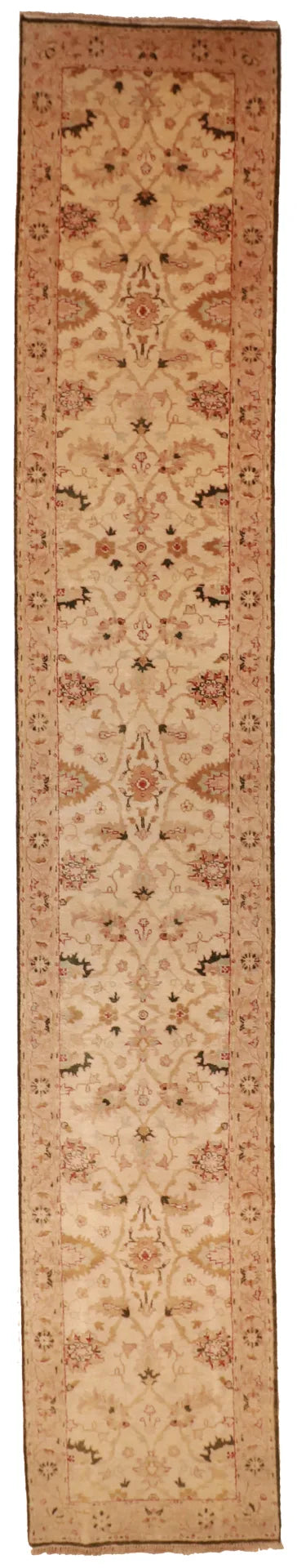 3 x 17.9 - Agra Fine All Over Rectangle - Hand Woven Rug — 51351