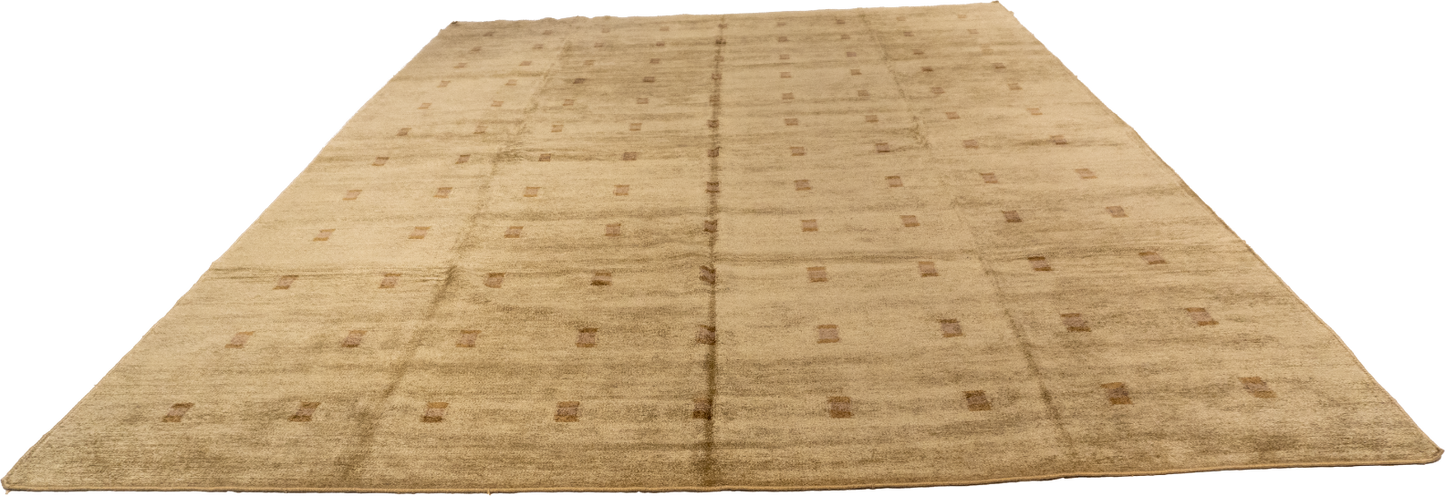 W 9 L 12 Kilim 100% Wool Hand-Woven All-Over Design - 51607