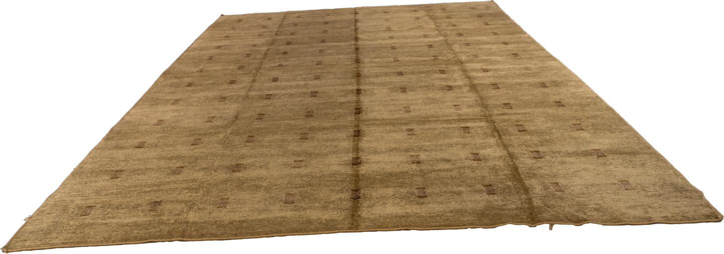 W 9 L 12 Kilim 100% Wool Hand-Woven All-Over Design - 51607