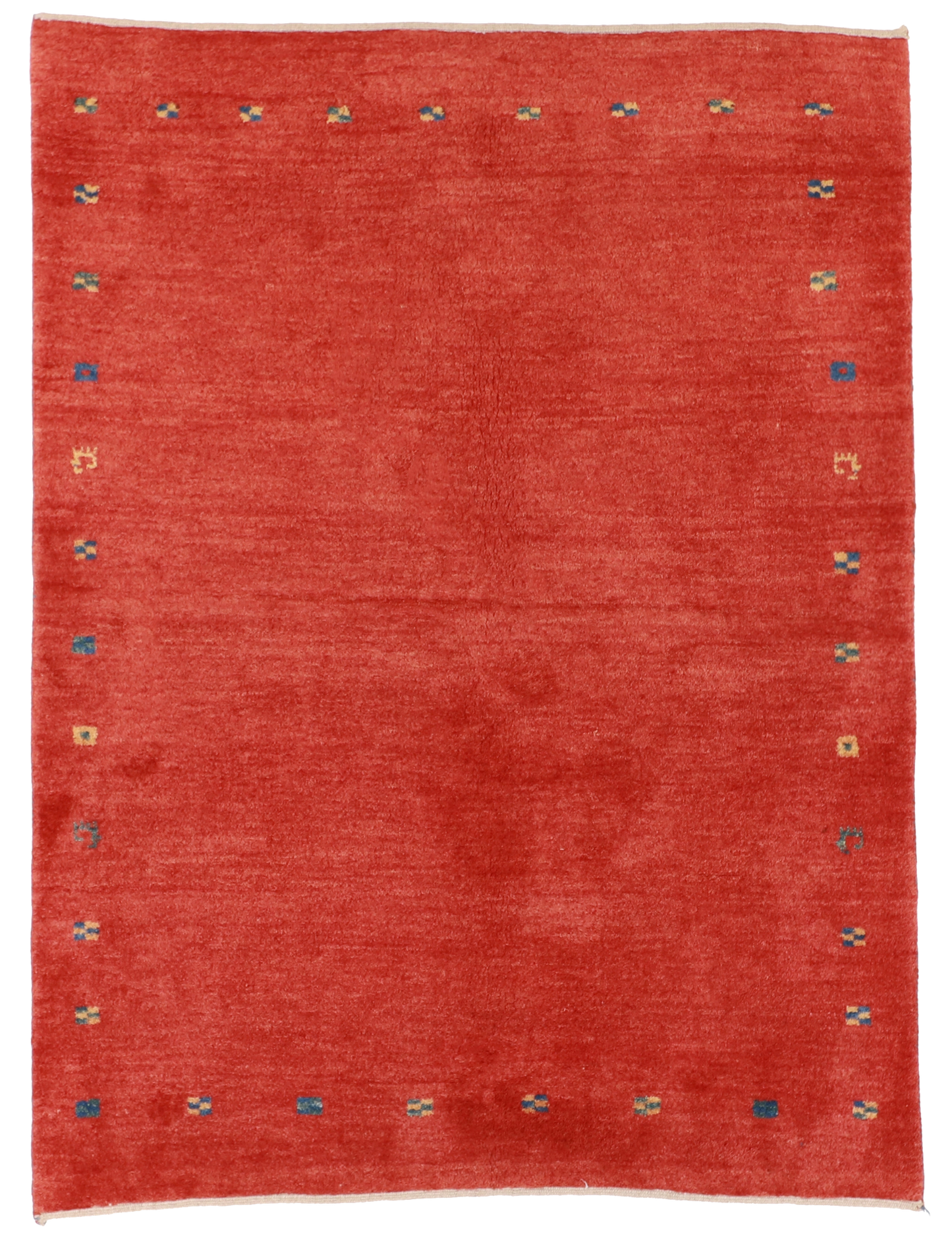 W 4.9 L 6 Gabbeh 100% Wool Hand-Woven All-Over Design - 51948