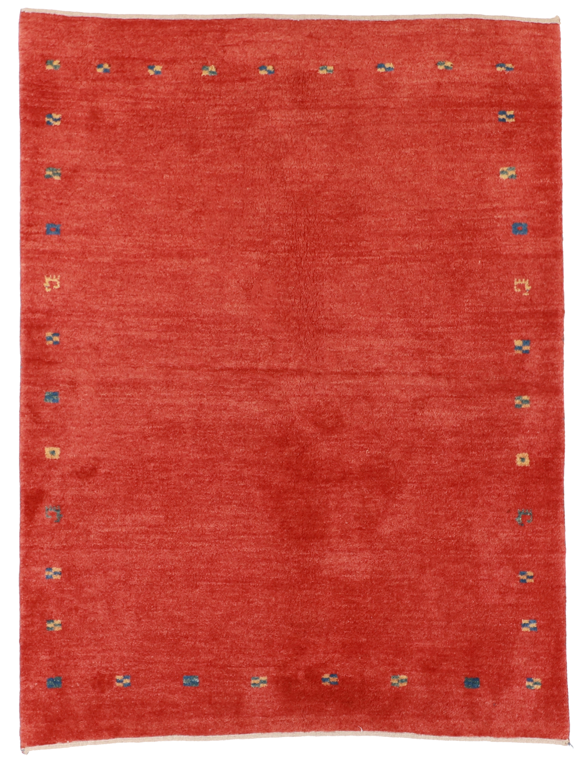 W 4.9 L 6 Gabbeh 100% Wool Hand-Woven All-Over Design - 51948