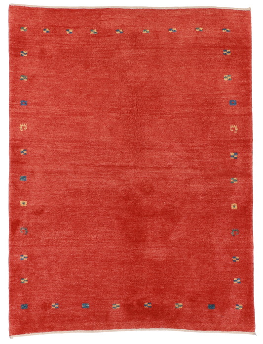 W 4.9 L 6 Gabbeh 100% Wool Hand-Woven All-Over Design - 51948