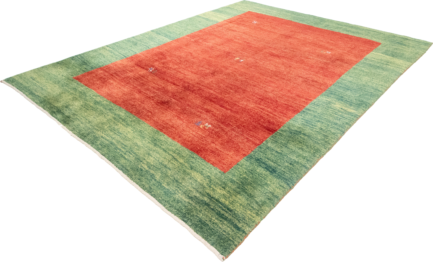 W 8.10 L 11.3 Gabbeh 100% Wool Hand-Woven All-Over Design - 51950