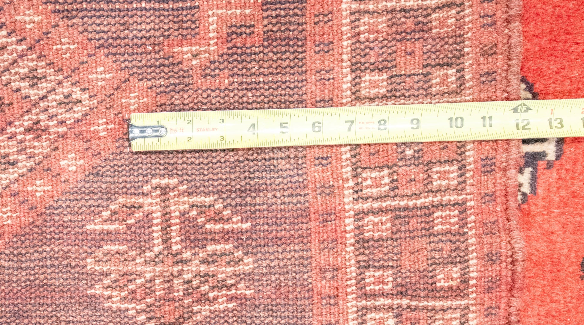 W 6.7 L 9.3 Gashgaie 100% Wool Hand-Woven Geometric Design - 52046