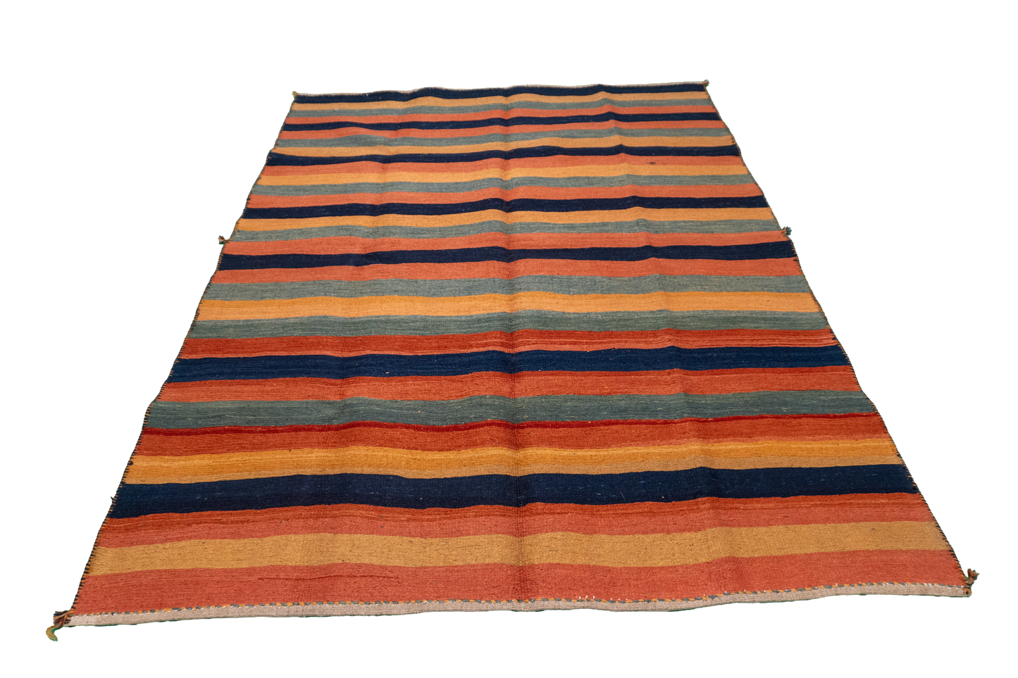 W 4.11 - L 6.5 - Sumak Fine Modern Rectangle - Finest Hand-Made Quality Wool - 52105