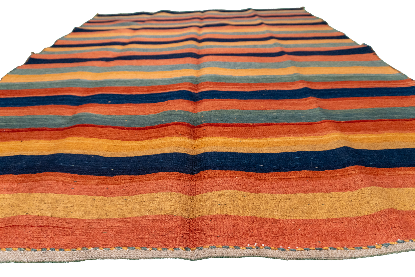 W 4.11 - L 6.5 - Sumak Fine Modern Rectangle - Finest Hand-Made Quality Wool - 52105
