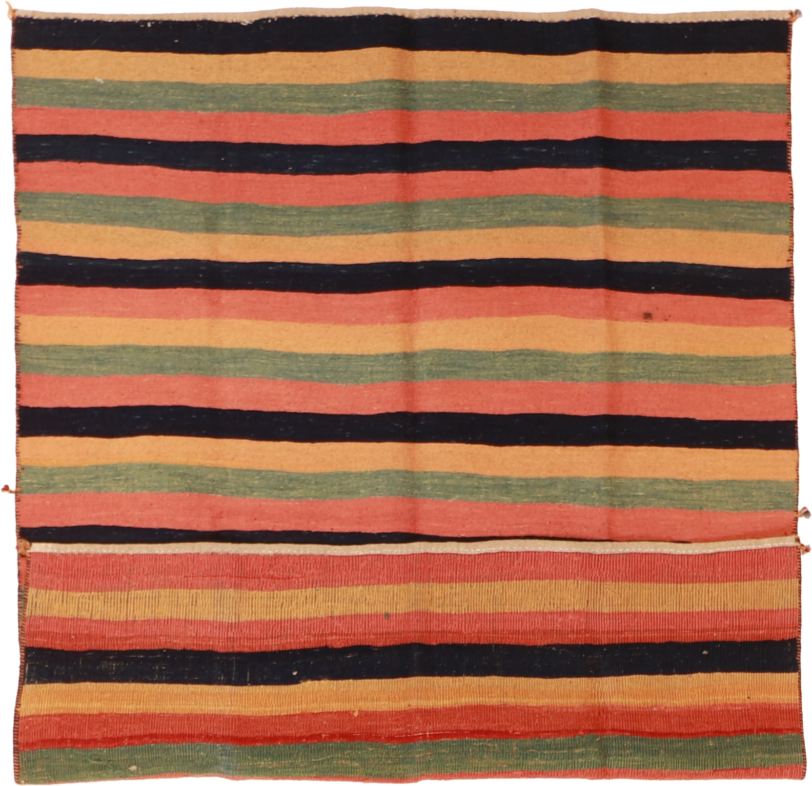 W 4.11 - L 6.5 - Sumak Fine Modern Rectangle - Finest Hand-Made Quality Wool - 52105