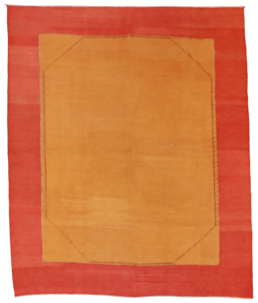 8.10 x 10.9 - Sumak Fine Modern Rectangle - Finest Hand-Knotted Quality Wool — 52118