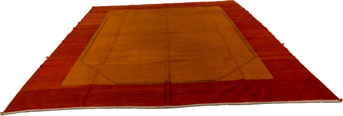 W 8.10 L 10.9 Sumak 100% Wool Hand-Woven All-Over Design - 52118