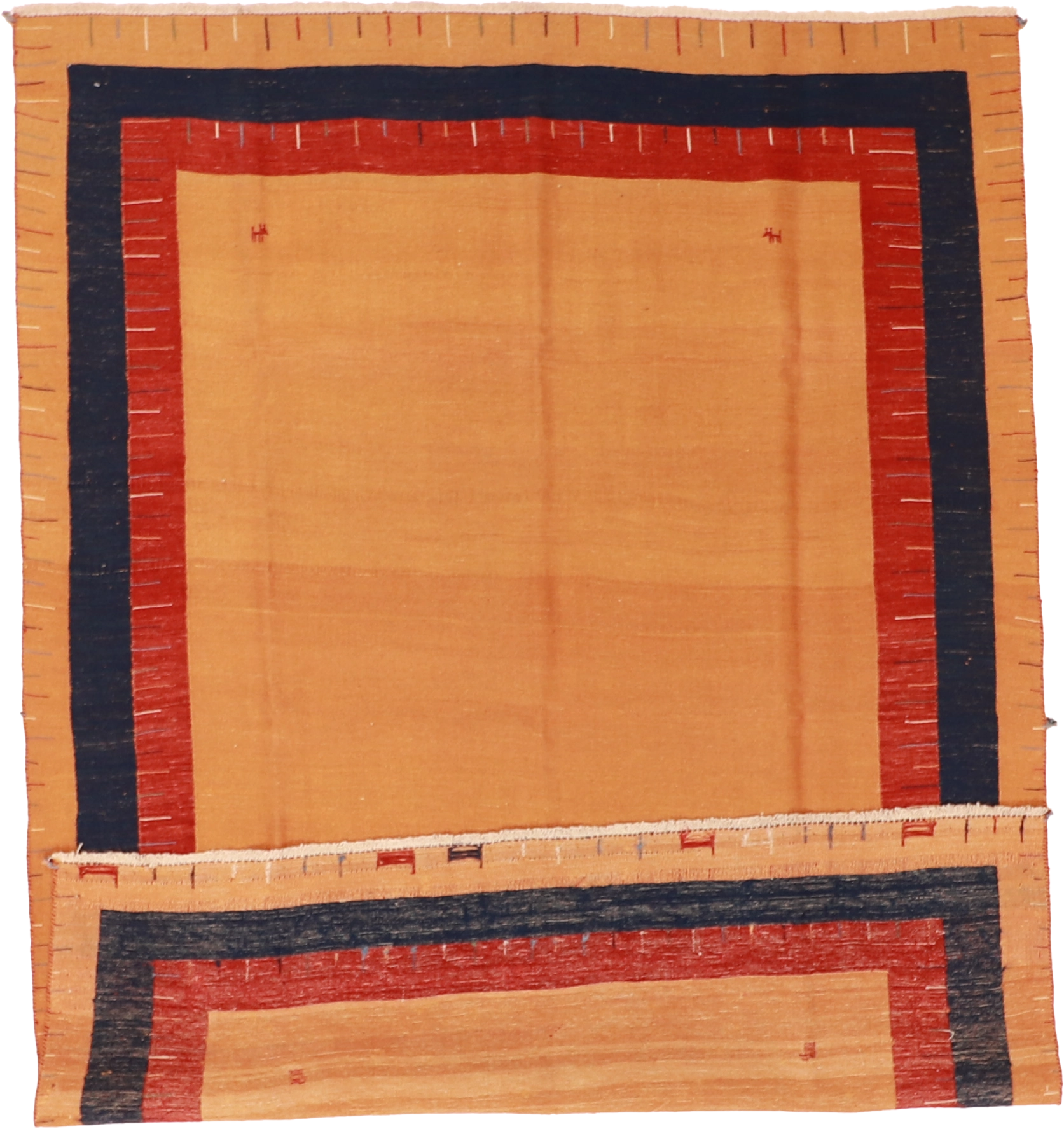 W 6.10 L 9.4 Sumak 100% Wool Hand-Woven All-Over Design - 52121