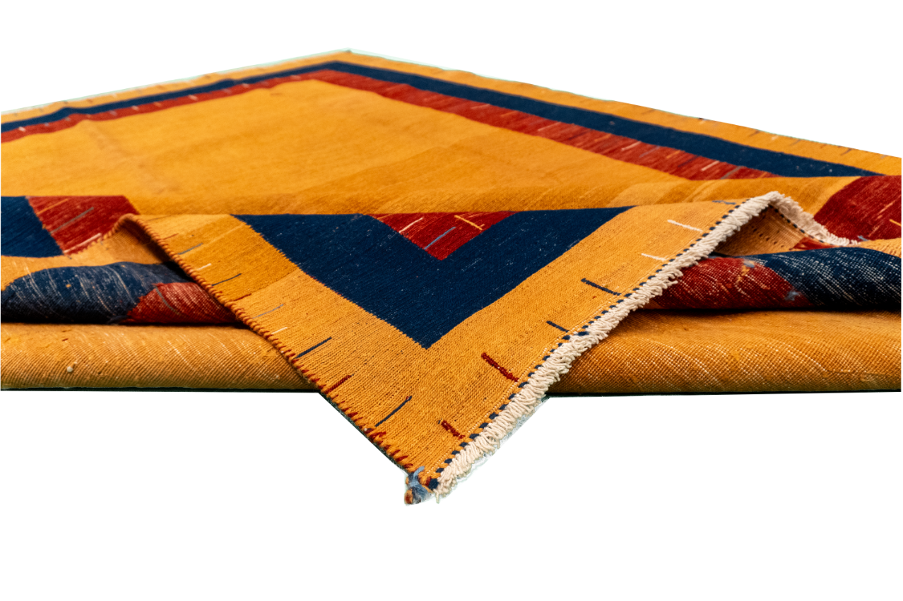 W 6.10 L 9.4 Sumak 100% Wool Hand-Woven All-Over Design - 52121