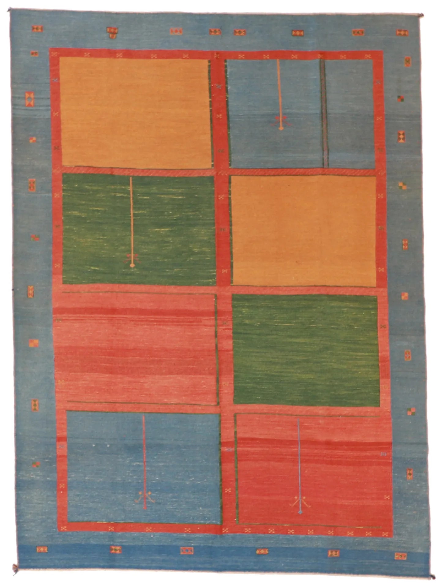 6 x 9.4 - Sumak Wool Traditioanl Rectangle - Finest Hand-Knotted Quality Wool — 52127