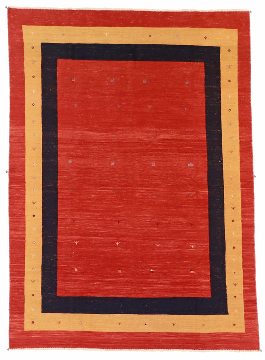 6.8 x 9.4 - Sumak Fine Modern Rectangle - Finest Hand-Knotted Quality Wool — 52131