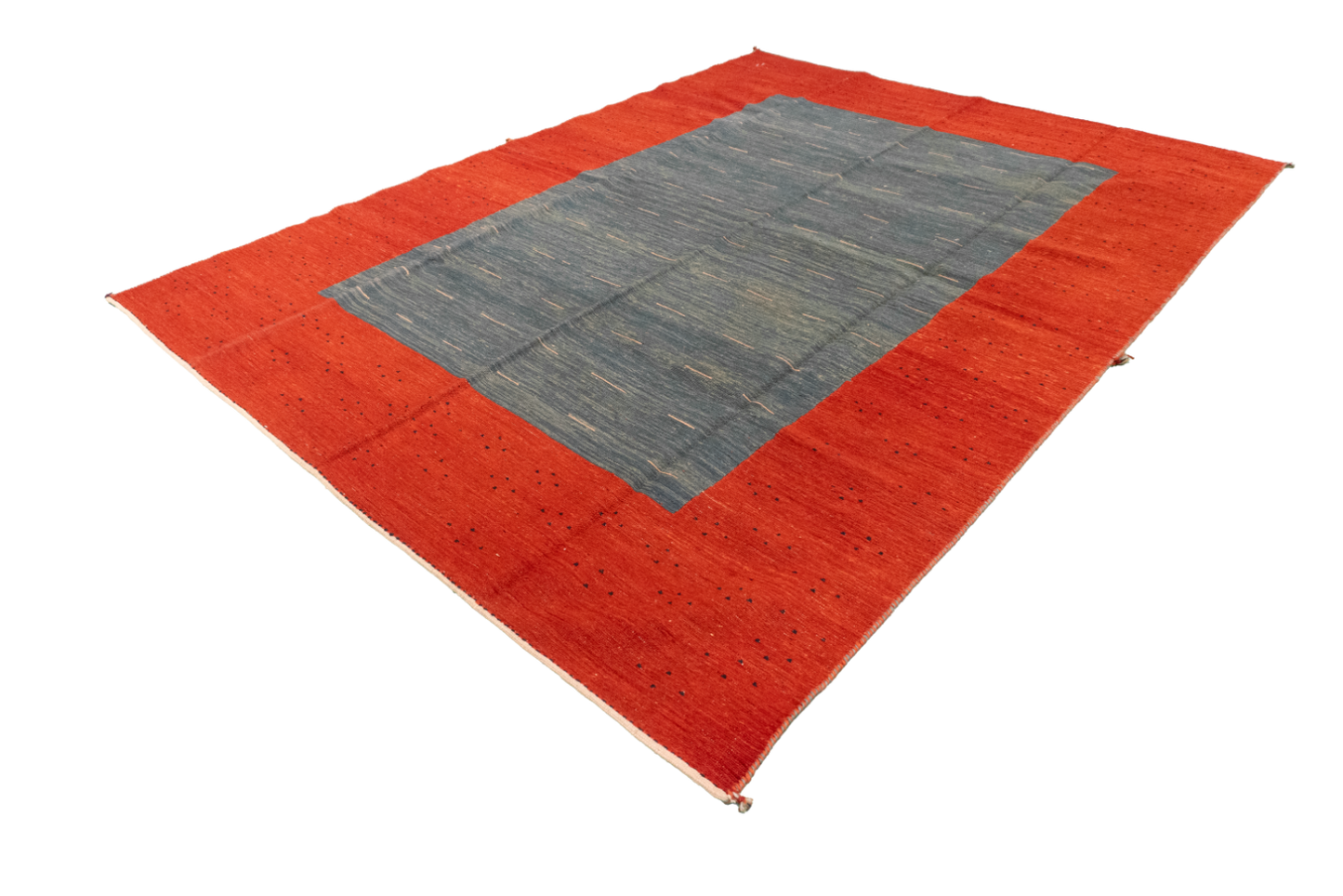 W 6.8 L 9 Sumak 100% Wool Hand-Woven All-Over Design - 52135