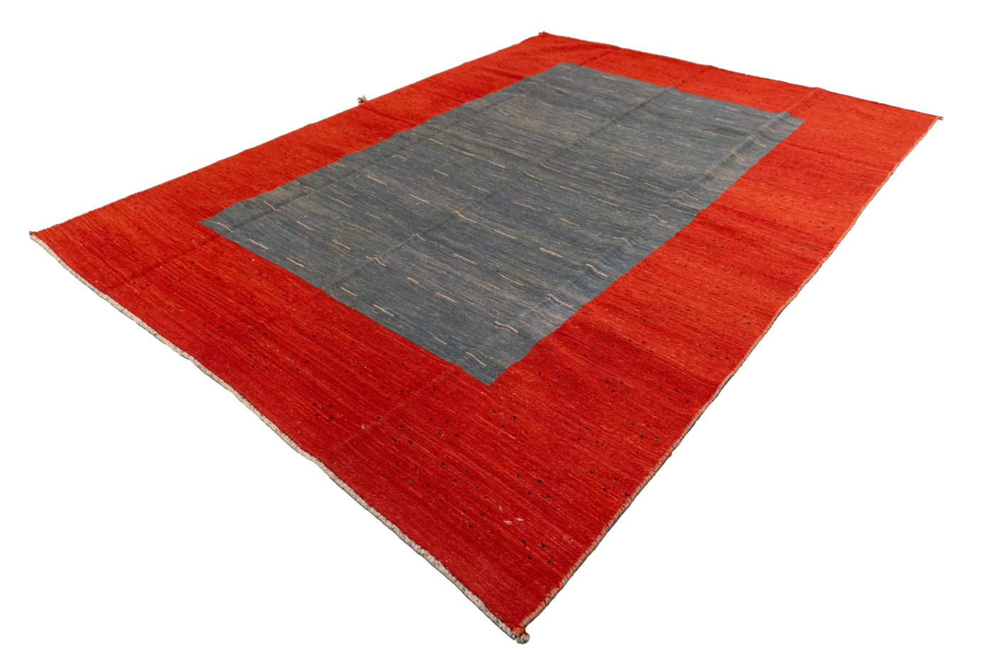 W 6.8 L 9 Sumak 100% Wool Hand-Woven All-Over Design - 52135