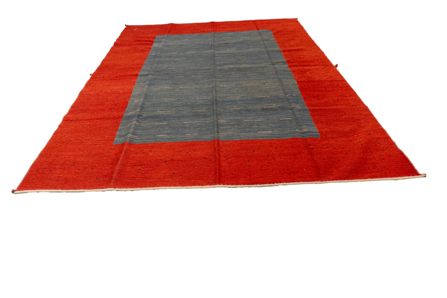 W 6.8 L 9 Sumak 100% Wool Hand-Woven All-Over Design - 52135
